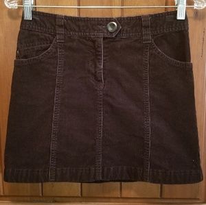 H&M Corduroy Mini Skirt